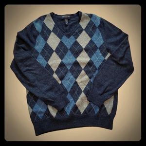 Men's Merino Argyle Sweater
